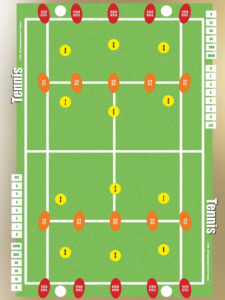 Tenis | Juego de Mesa | Tênis | Jogo de Tabuleiro product image (2)