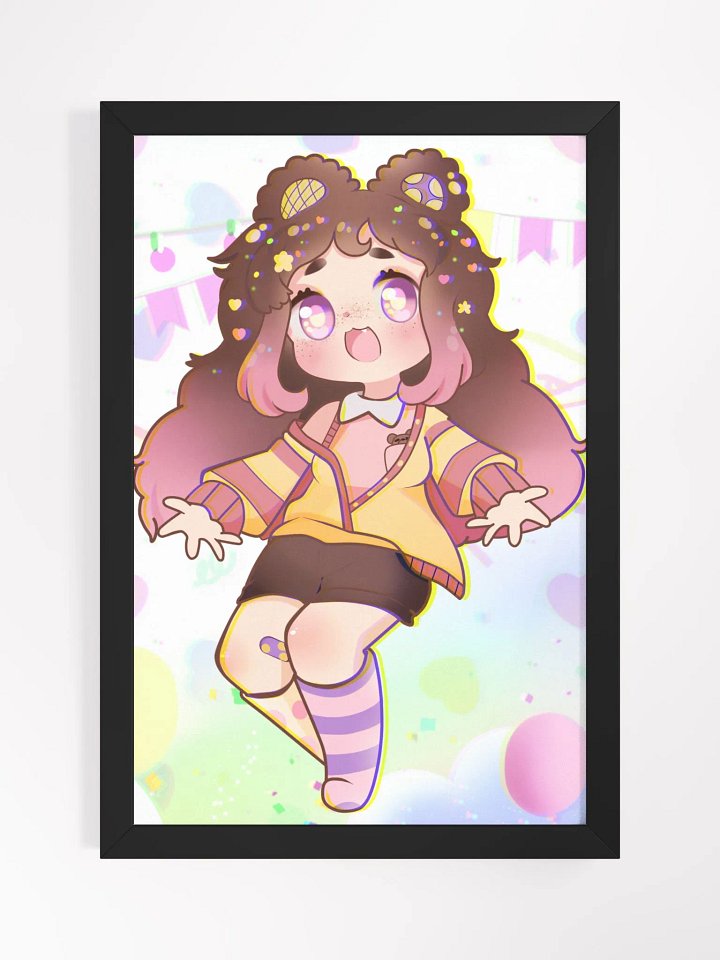Chibi Ashe Framed Matte Poster ˚ ༘♡ product image (1)