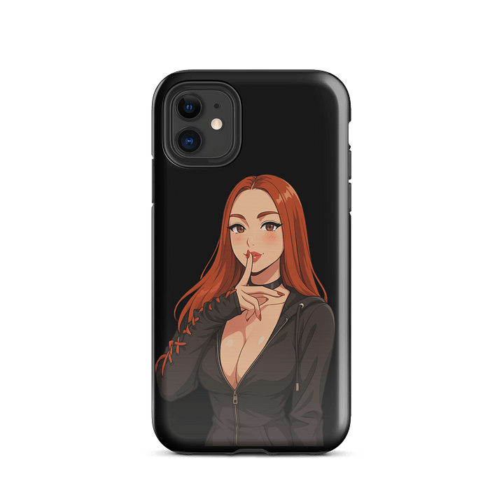Black Widow Shhh Tough Case for iPhone® product image (2)