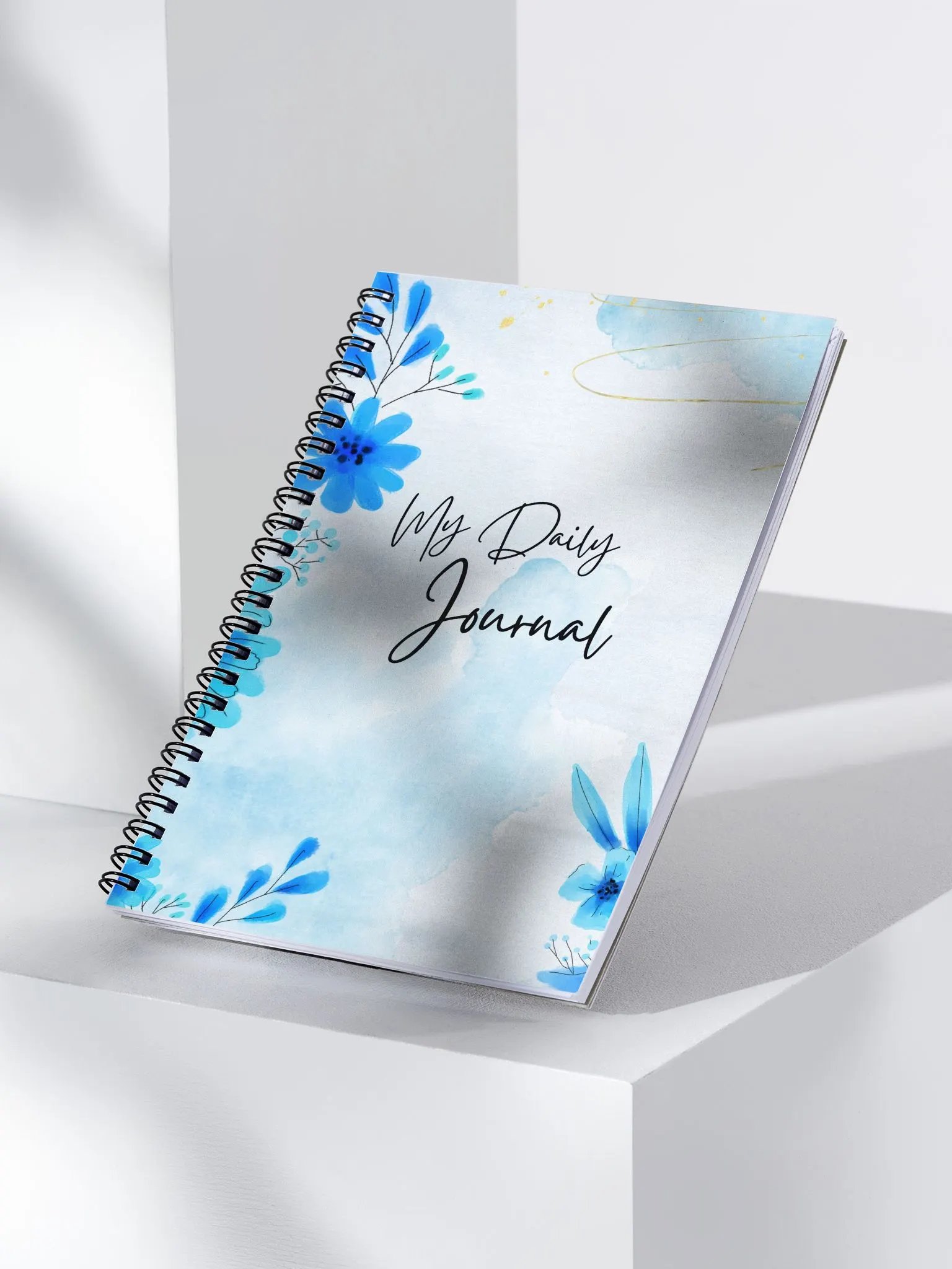 Floral Watercolor Daily Journal Spiral Notebook product image (3)
