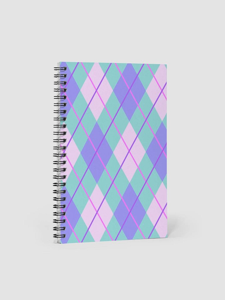 Argyle Chic Spiral Notebook product image (1)