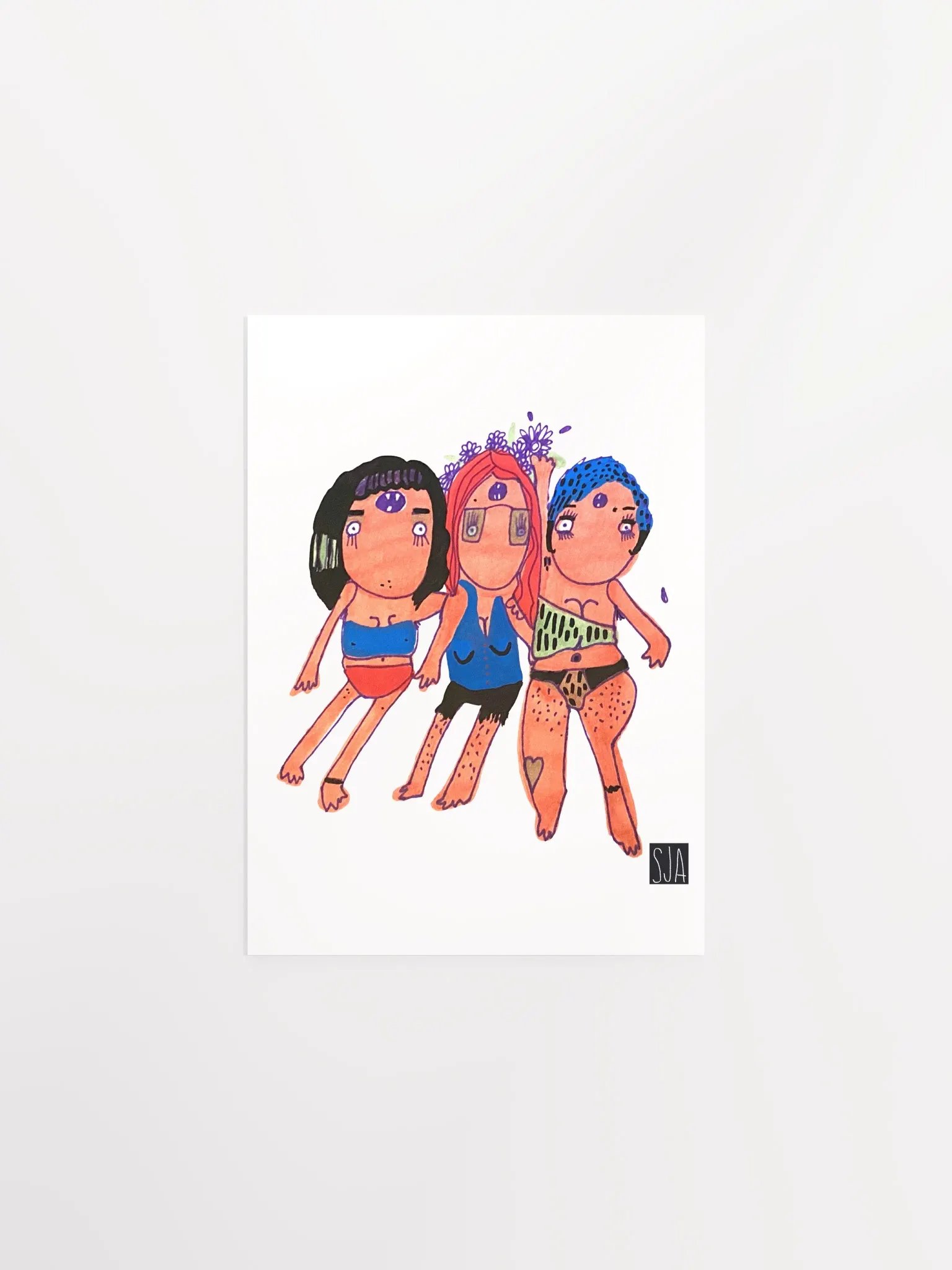 Beach Babes matte poster product image (5)