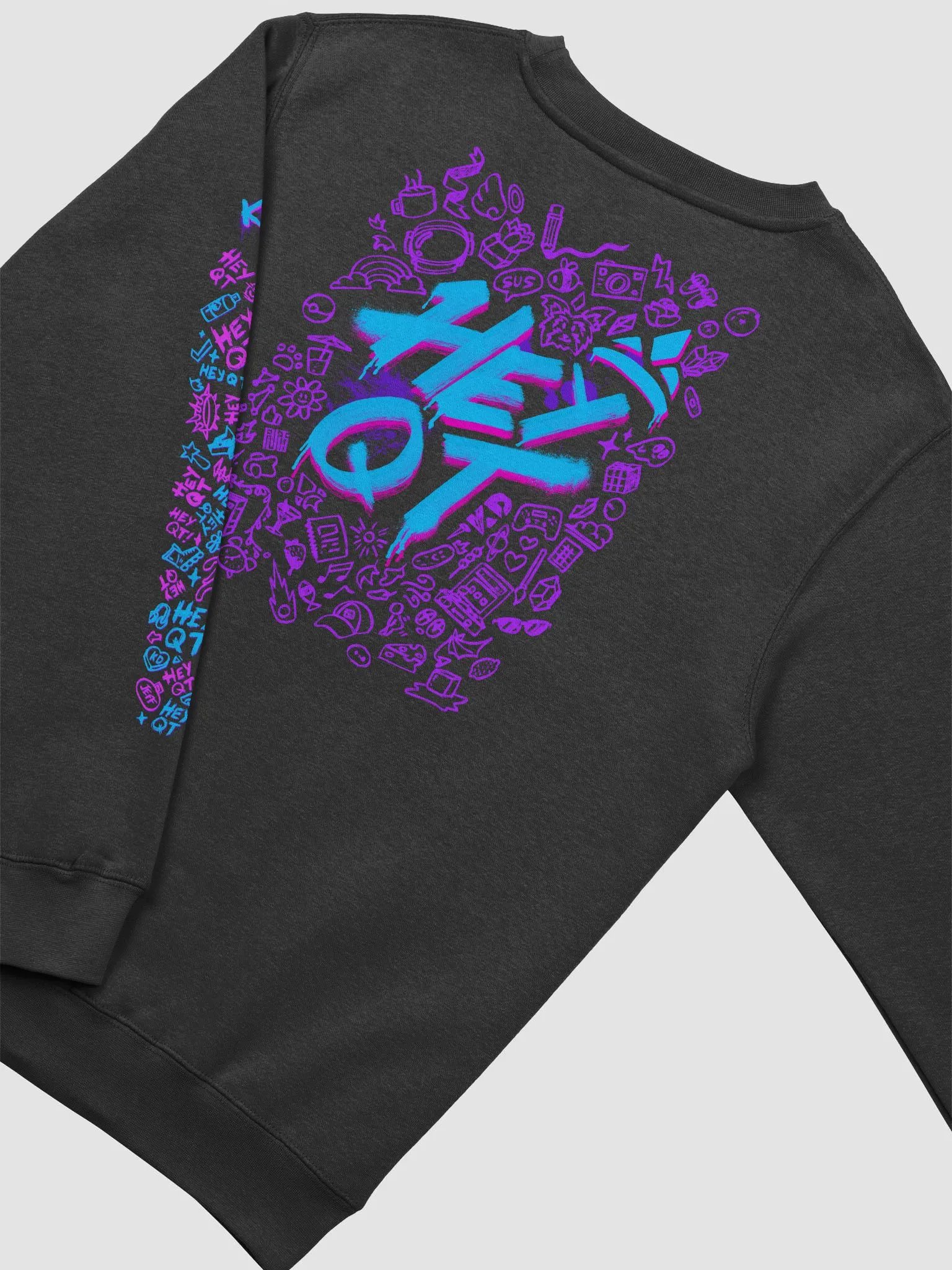 Graffiti Hey QT Sweatshirt product image (2)