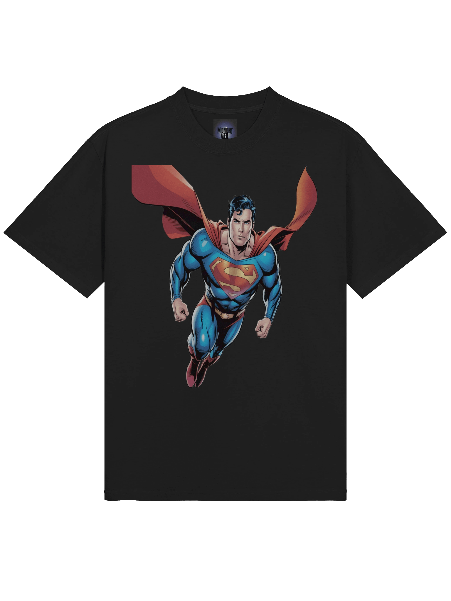 Superman Twilight Soar Oversized Faded T-Shirt product image (5)
