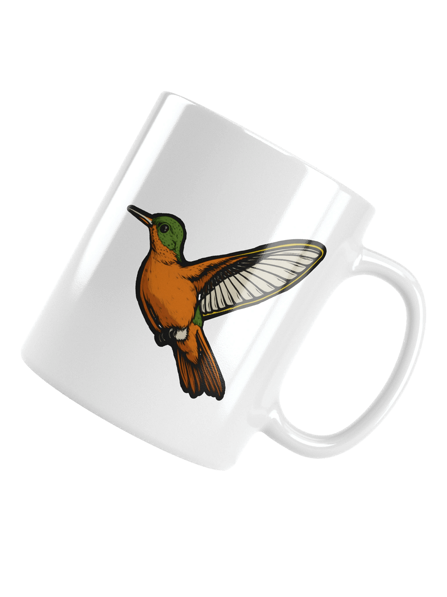 Vibrant Cinnamon Hummingbird Flight Mug product image (5)