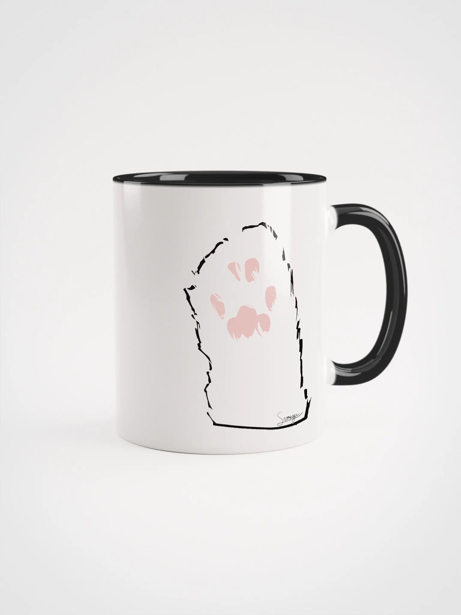 CINNI PAW Ceramic Mug with Color Inside product image (2)