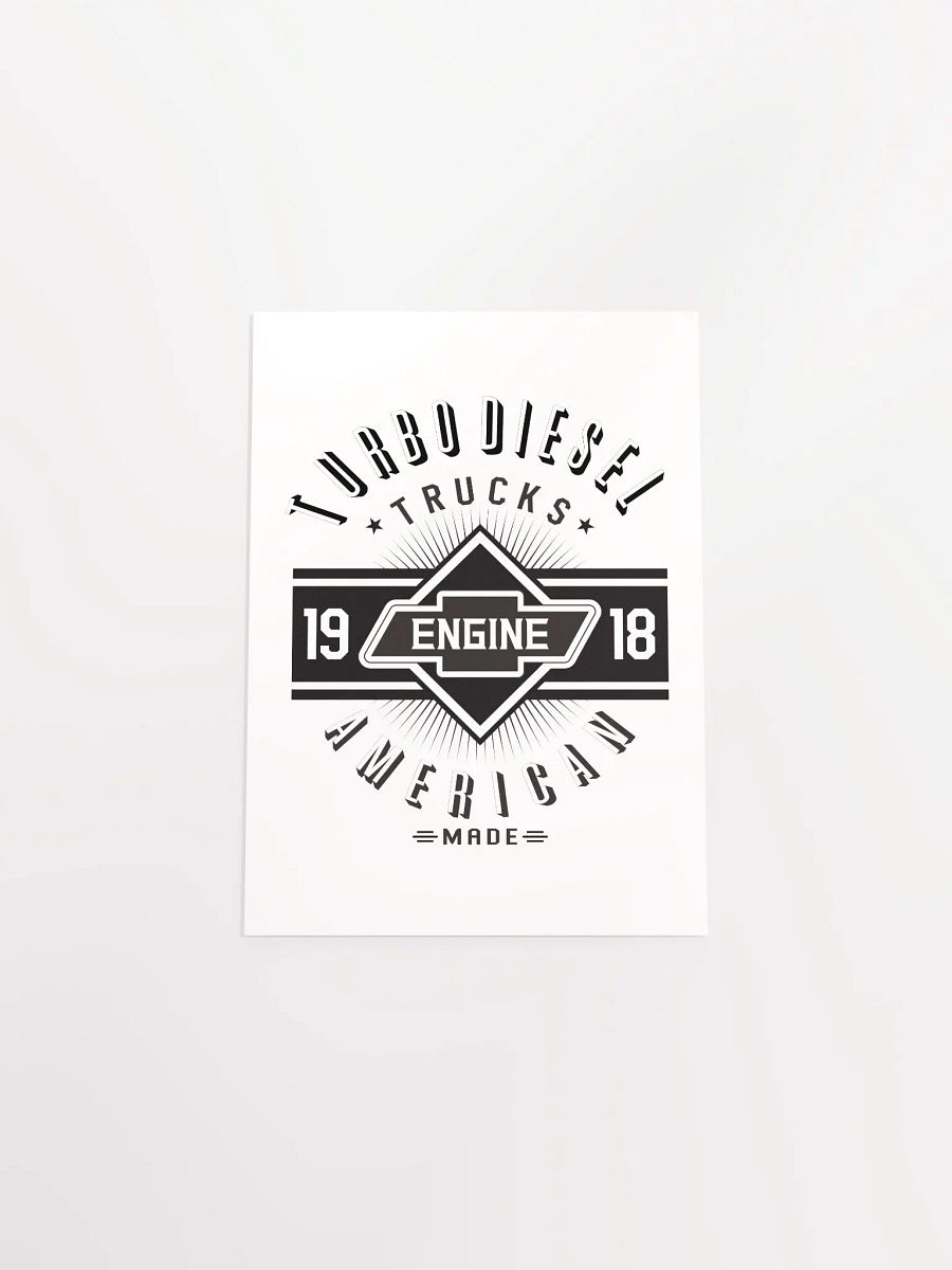 turbo diesel Vintage Engine Diamond Poster product image (44)
