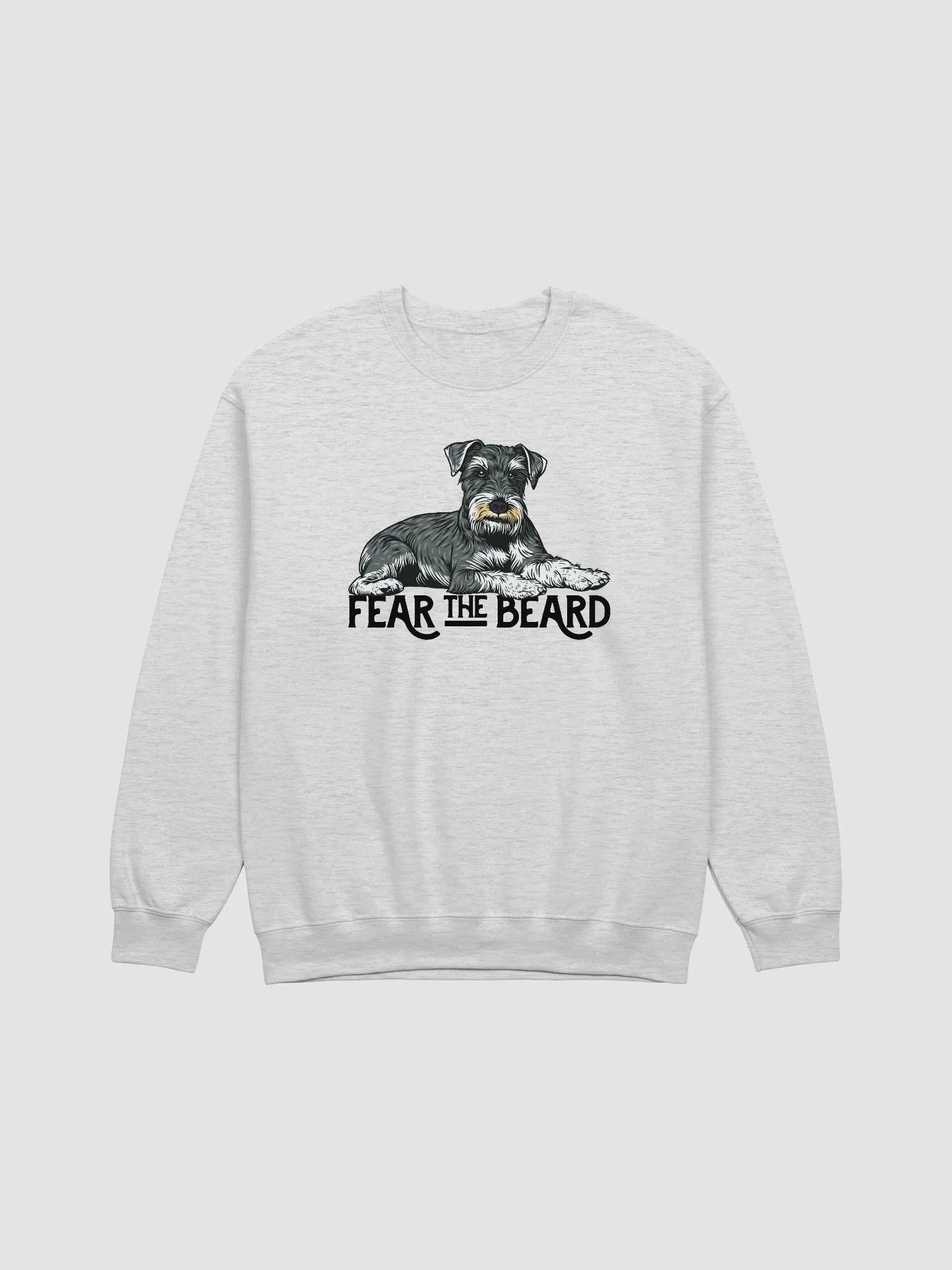 Fear the Beard Sweatshirt of a Schnauzer | Funny Shirt for Bearded Dog Paw-rents product image (25)