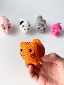 Purrfect Stitches: Adorable Crochet Cats to Create product image (1)