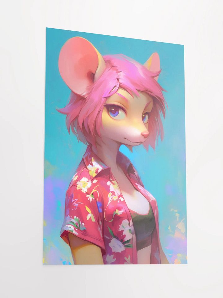 Whimsical Mouse-Character Matte Poster product image (2)