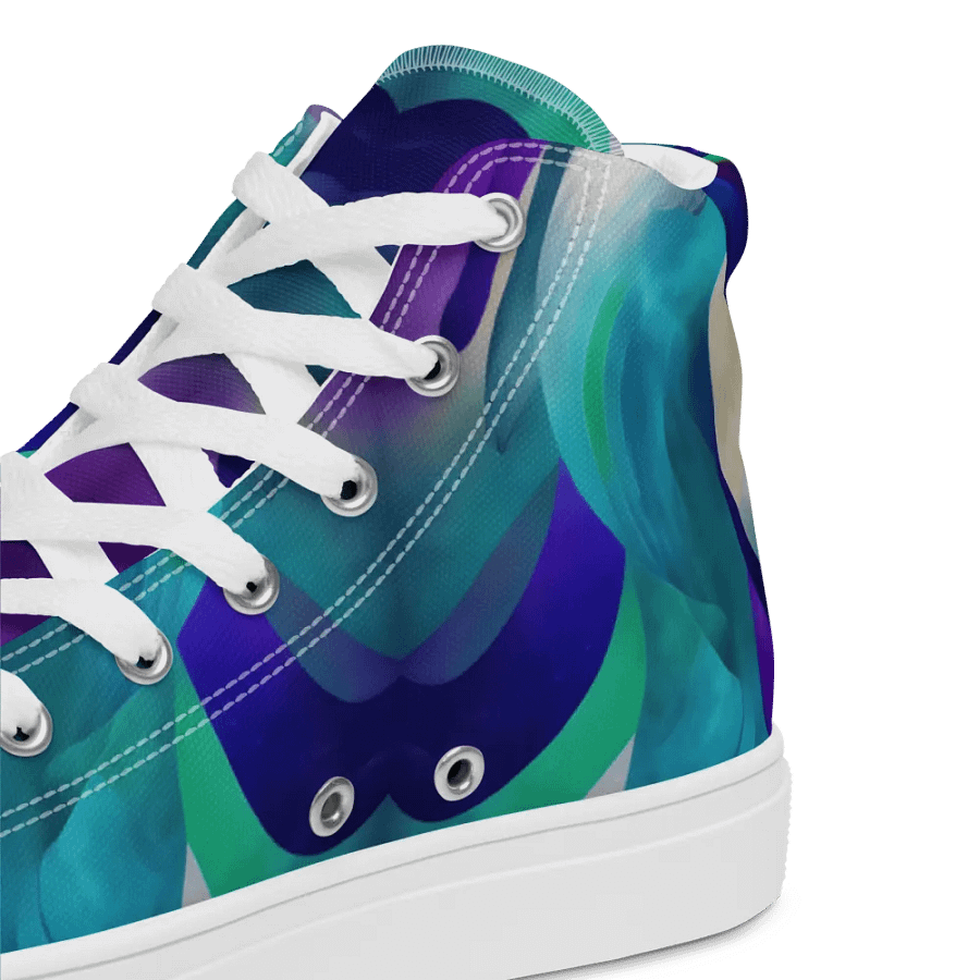 Ethereal Waves Women's High Top Shoes product image (10)