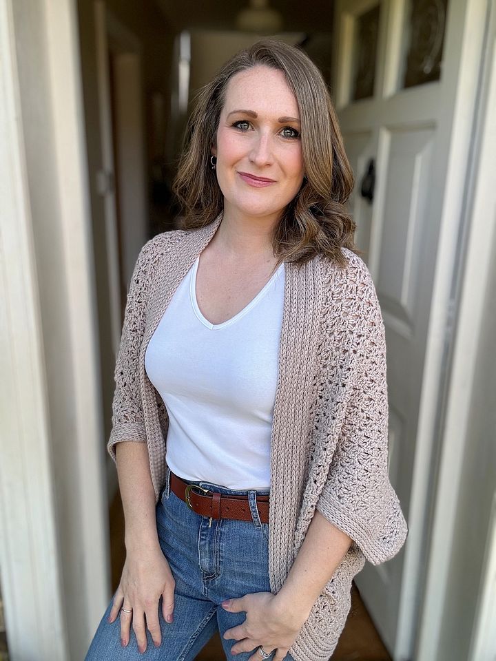 Easy Cocoon Cardigan Crochet Pattern PDF | XS-5XL (30-62" Chest) product image (1)
