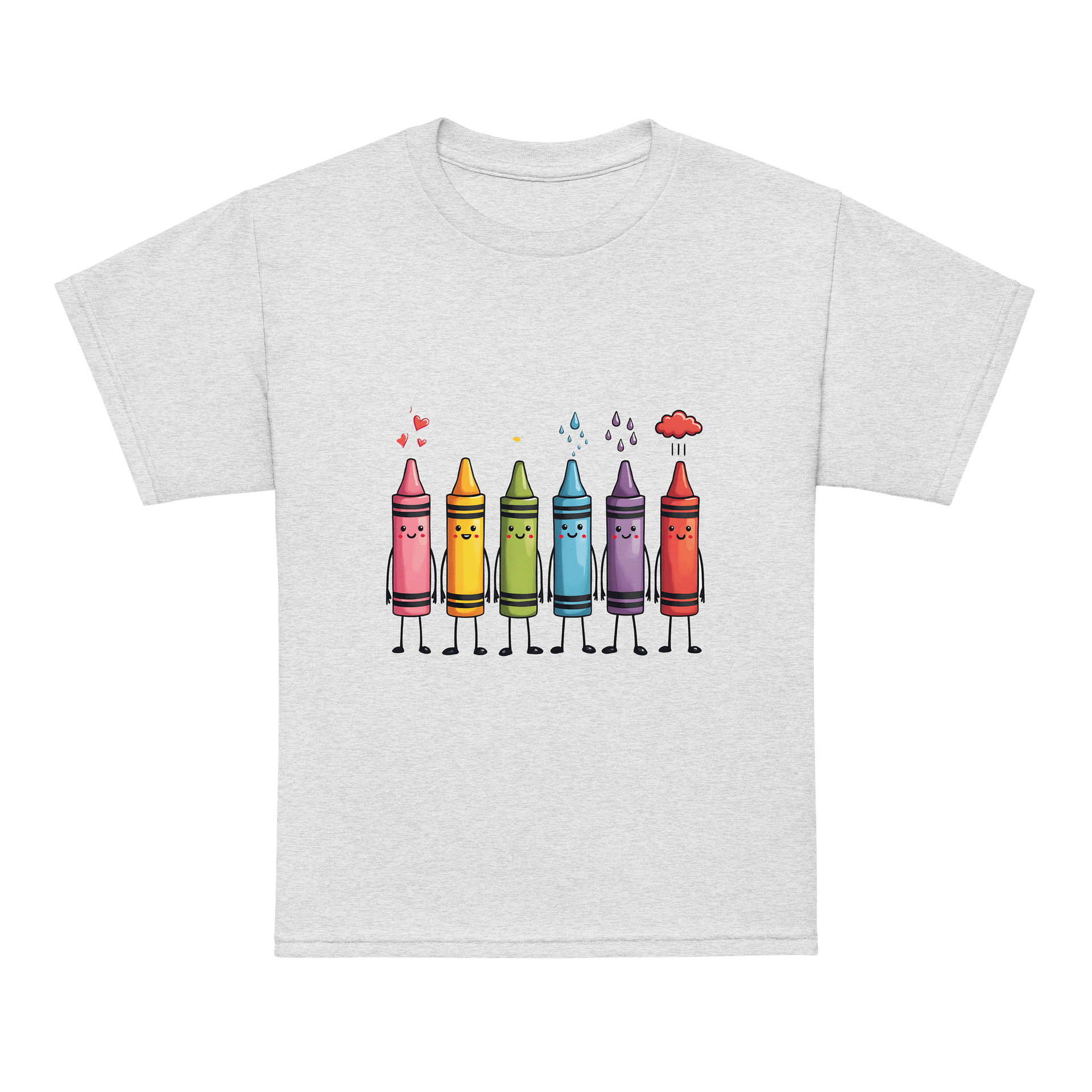 Retro Rainbow Crayon Crew – Cute Colorful Art for Kids & Creative Souls product image (40)