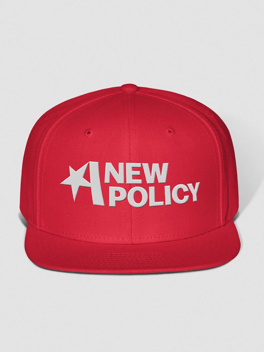 A New Policy Snapback Hat - Red product image (1)