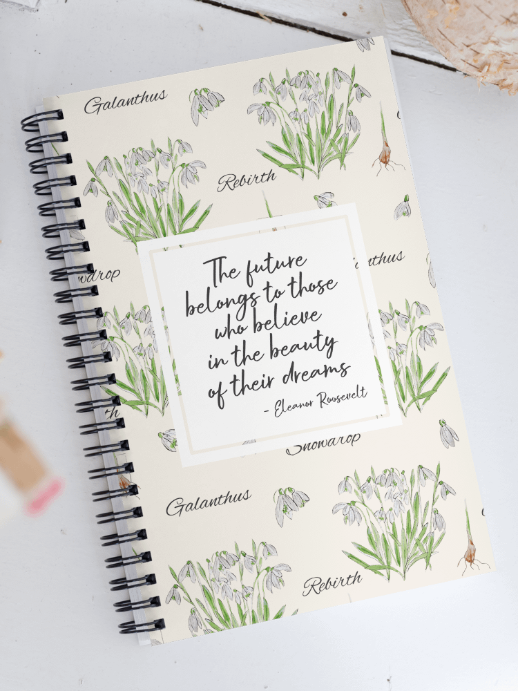 Believe in the Beauty of Your Dreams Quote Notebook product image (1)