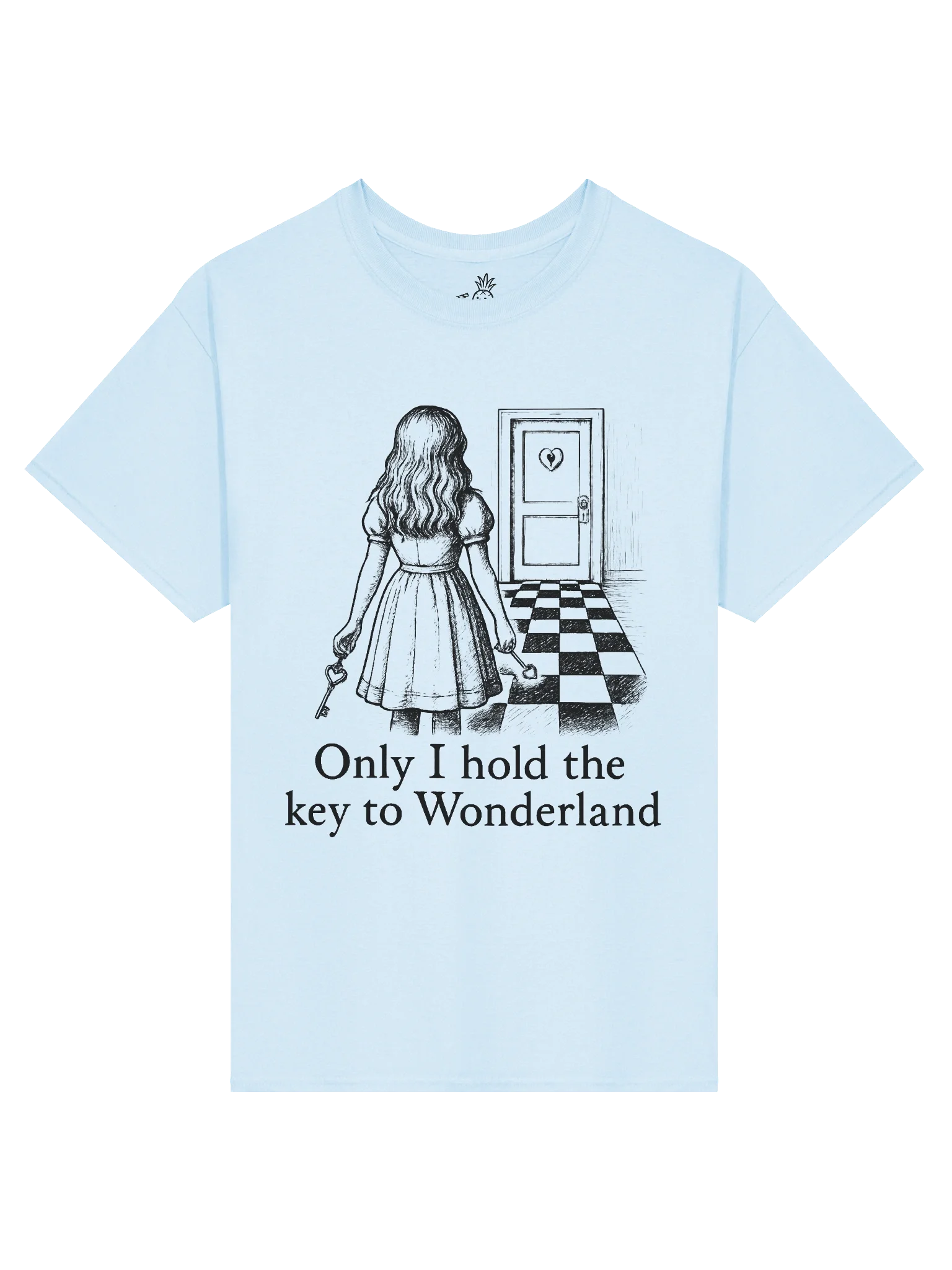 Golden Key Positive Self Affirmation Alice in Wonderland Boxy Fit Unisex T-Shirt product image (85)