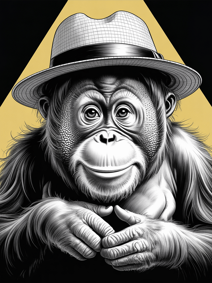 Charming Orangutan Framed Poster product image (1)