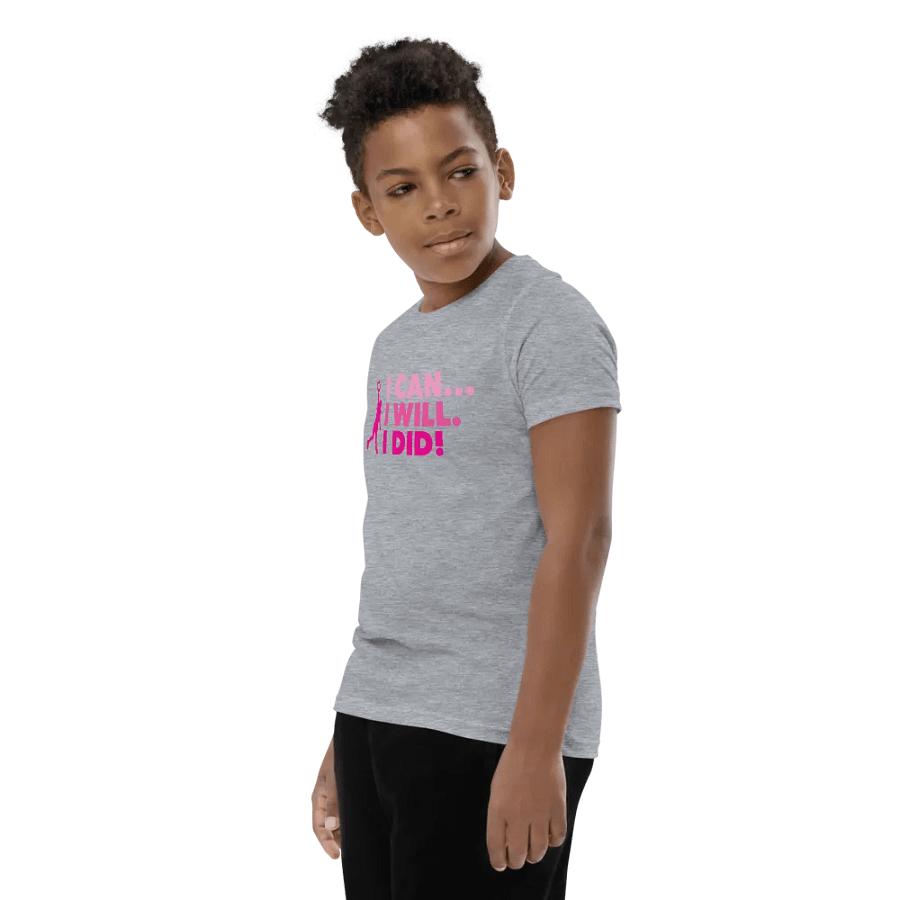 I Can... I Will. I Did! Pink Kids Tee product image (8)