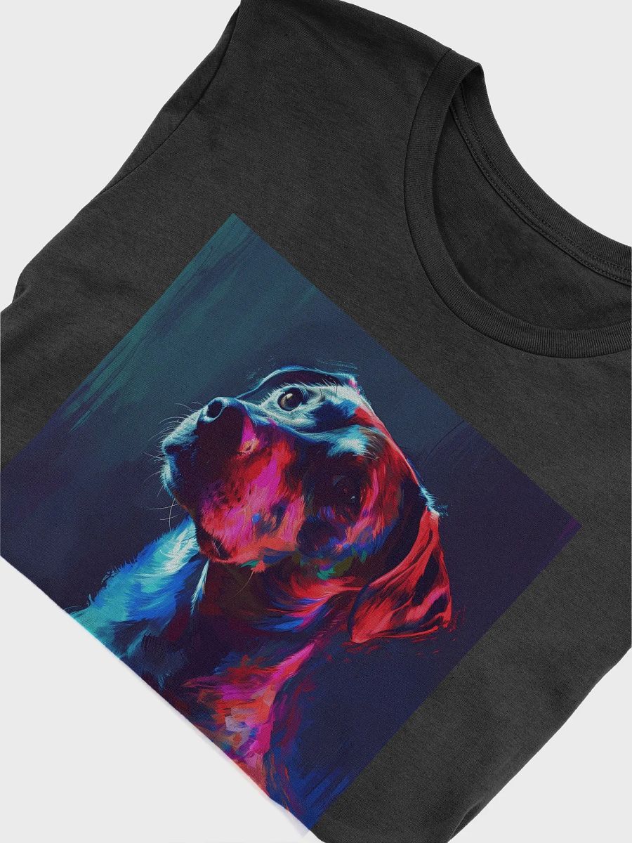 Vibrant Neon Dog T-Shirt | Artistic Dog Lover Tee | Unique Gift for Pet Owners product image (5)
