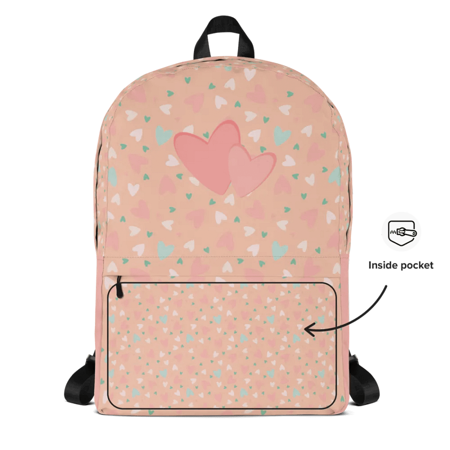Scattered Hearts Backpack product image (4)