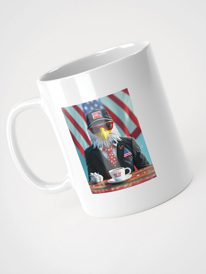 Bald eagle Black Suit Coffee Mug-Karma Omni Hub product image (2)