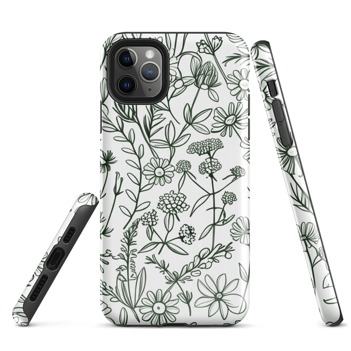 Floral Harmony iPhone® Tough Case product image (1)