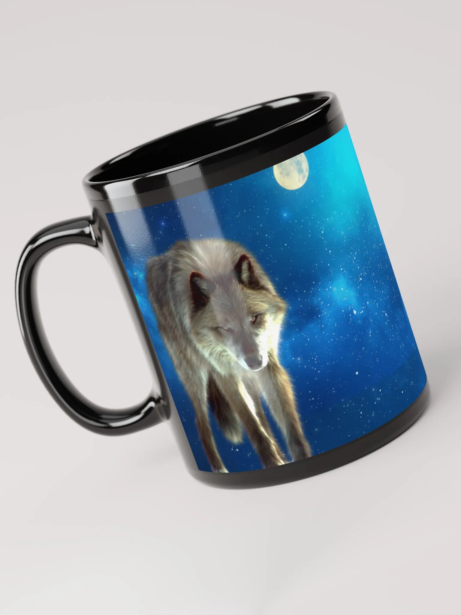 Wolves Night Sky Mug product image (2)
