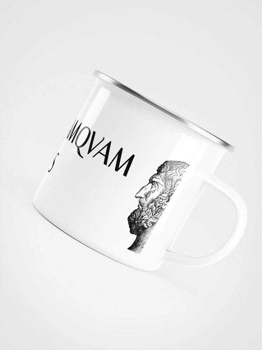 SIC FAC OMNIA TAMQVAM SPECTET EPICVRVS (Enamel Mug) product image (5)
