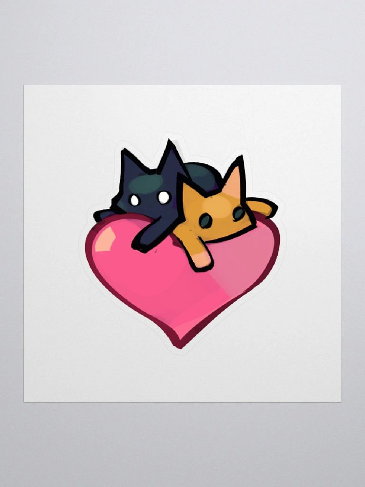 Rocky and Chile Heart Sticker product image (1)