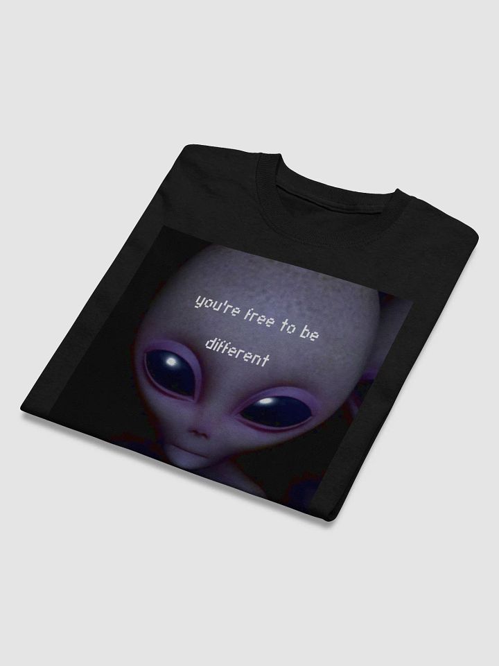 You Are Free to Be Different Alien T-Shirt – Embrace Your Uniqueness! product image (2)
