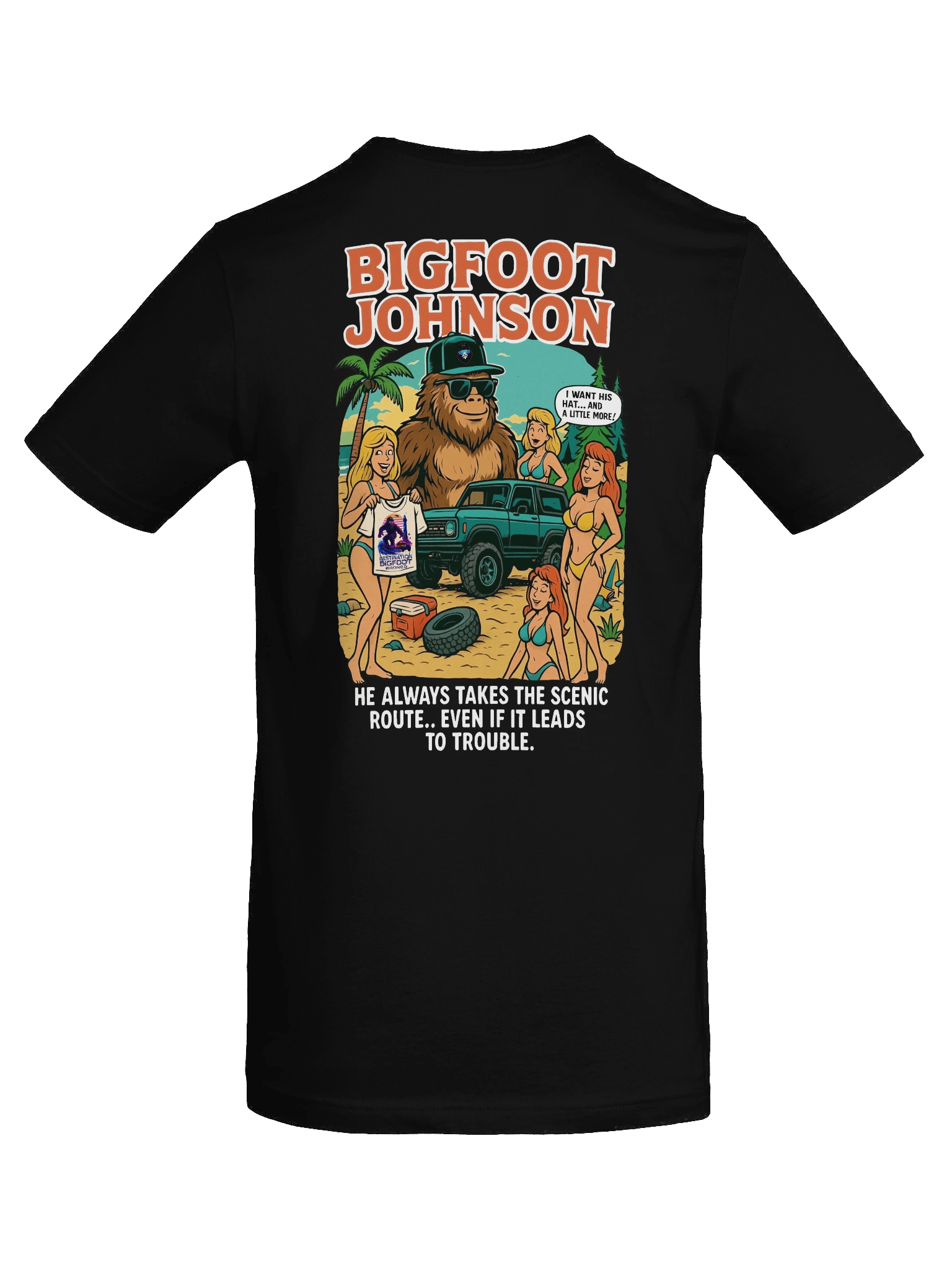 Bigfoot Johnson Scenic Route Tee (Black) product image (8)