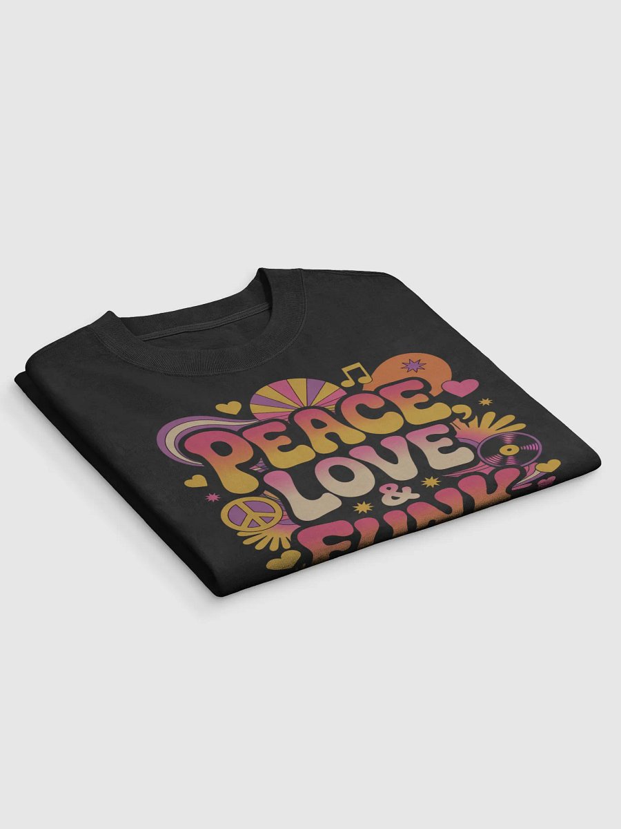 Peace Love & Funk Groovy Retro T-Shirt product image (3)