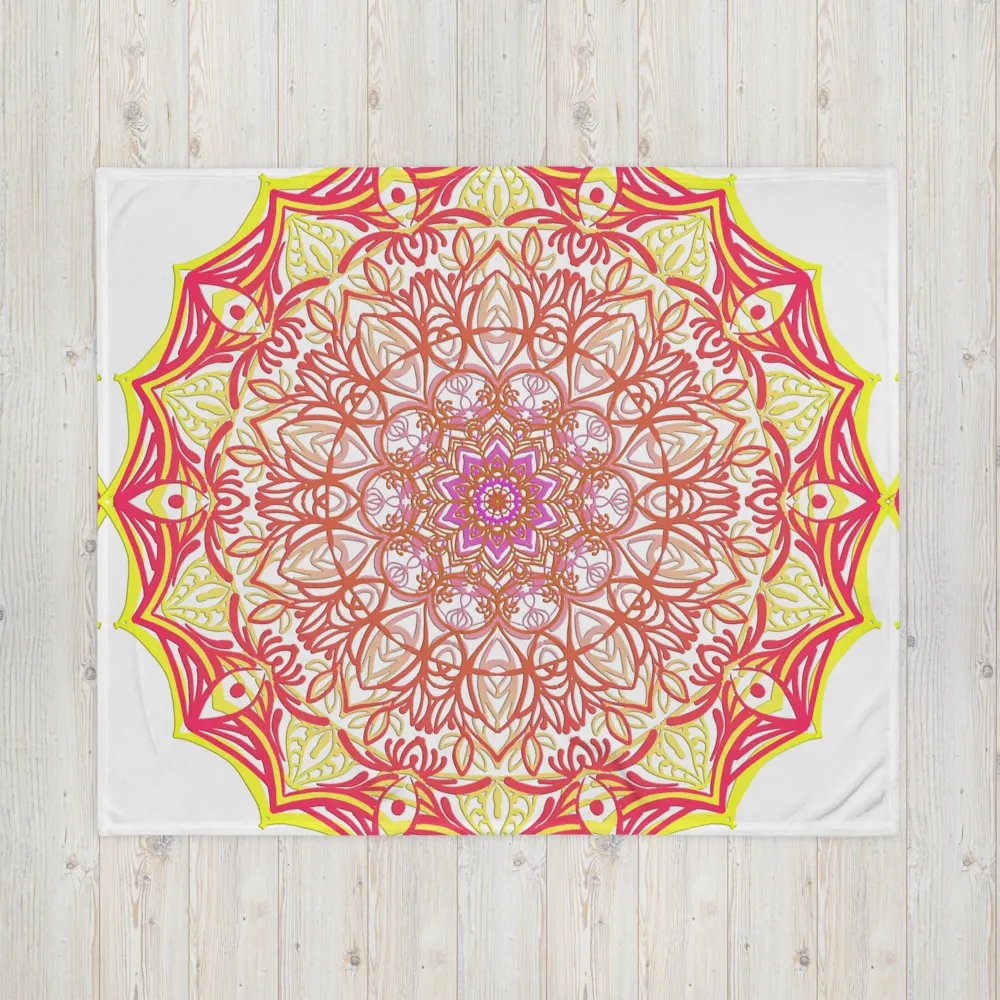 Mandala Magic Throw Blanket product image (2)