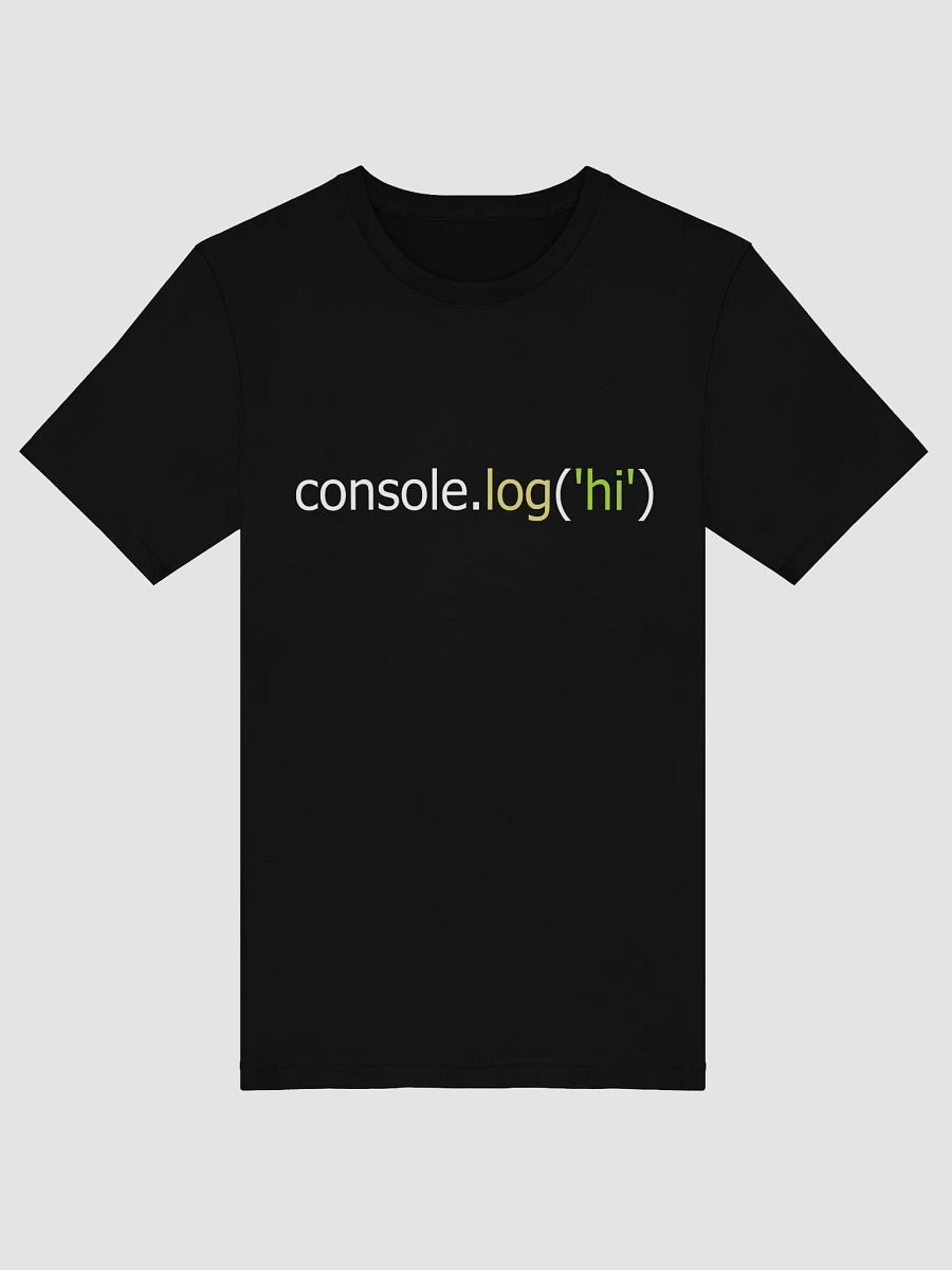 Console Log T-Shirt product image (1)