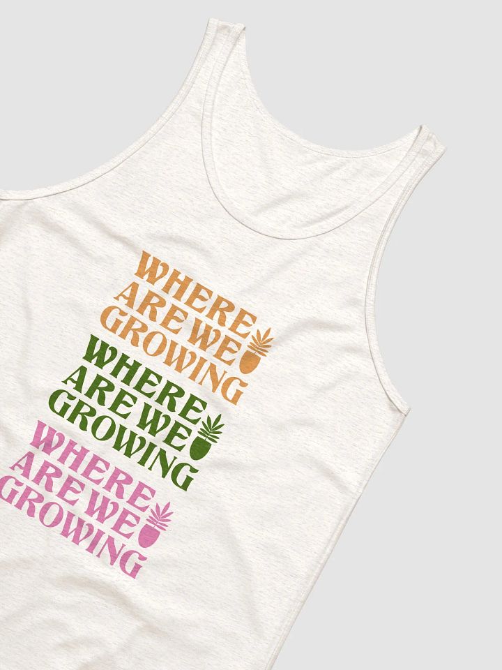 Where Are We Growing Repeating Pattern Tank product image (1)
