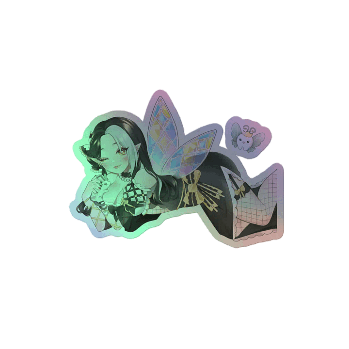 Aira's Cozy Bedroom Holo Sticker product image (2)