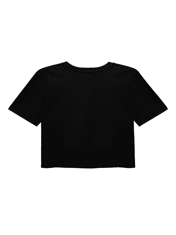 Furry Trash Crop Top – Metal Logo (White Print) product image (8)