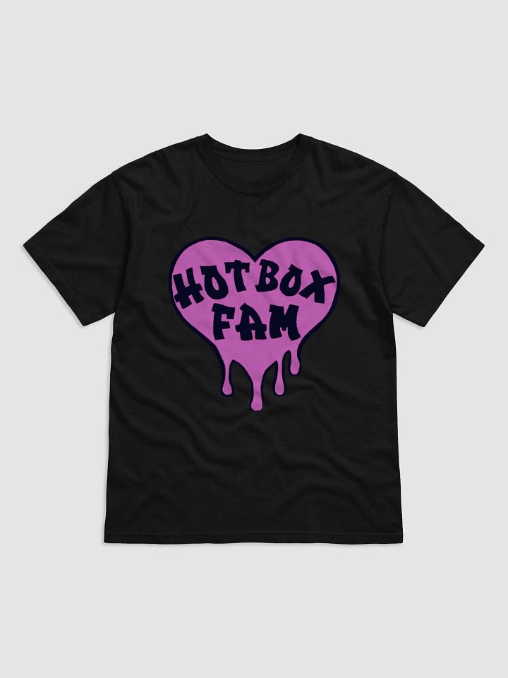 HOT BOX FAM SOLID PINK LOGO TEE product image (1)