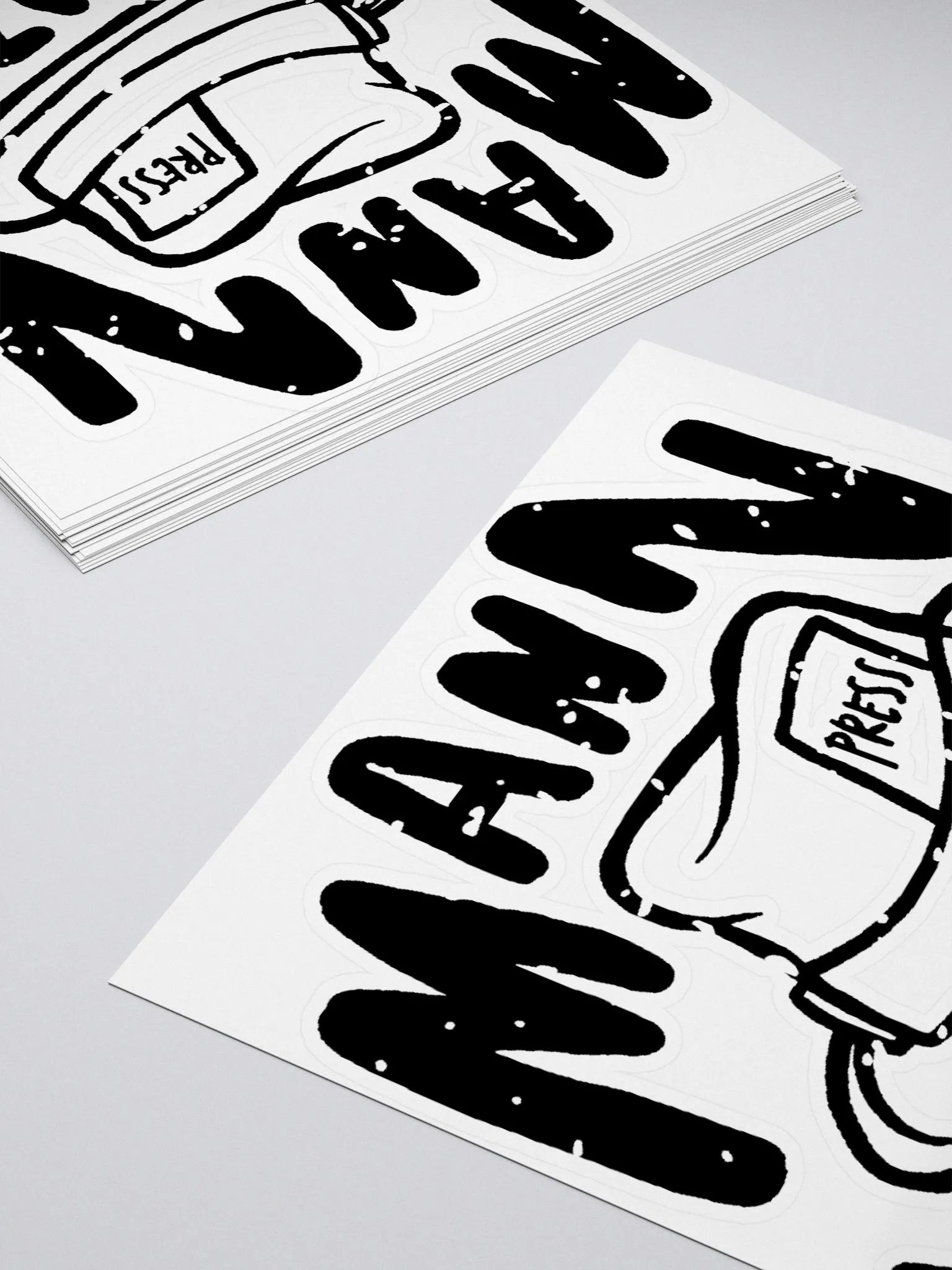 MANN Magazine Press Hat Stickers product image (4)