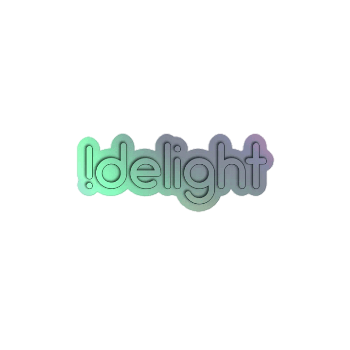 !delight Holographic Sticker product image (2)