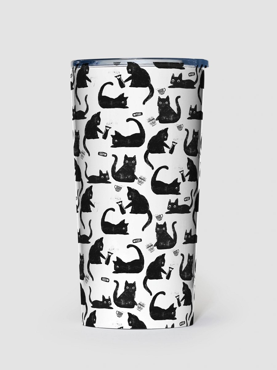Bad Cats Knocking Stuff Over Tumbler product image (1)