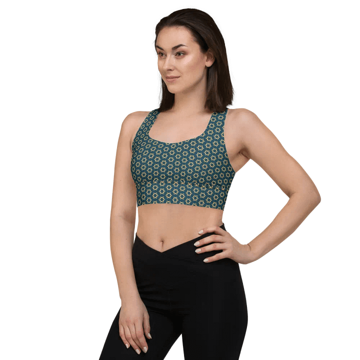 Seashell and Starfish Longline Sports Bra product image (2)