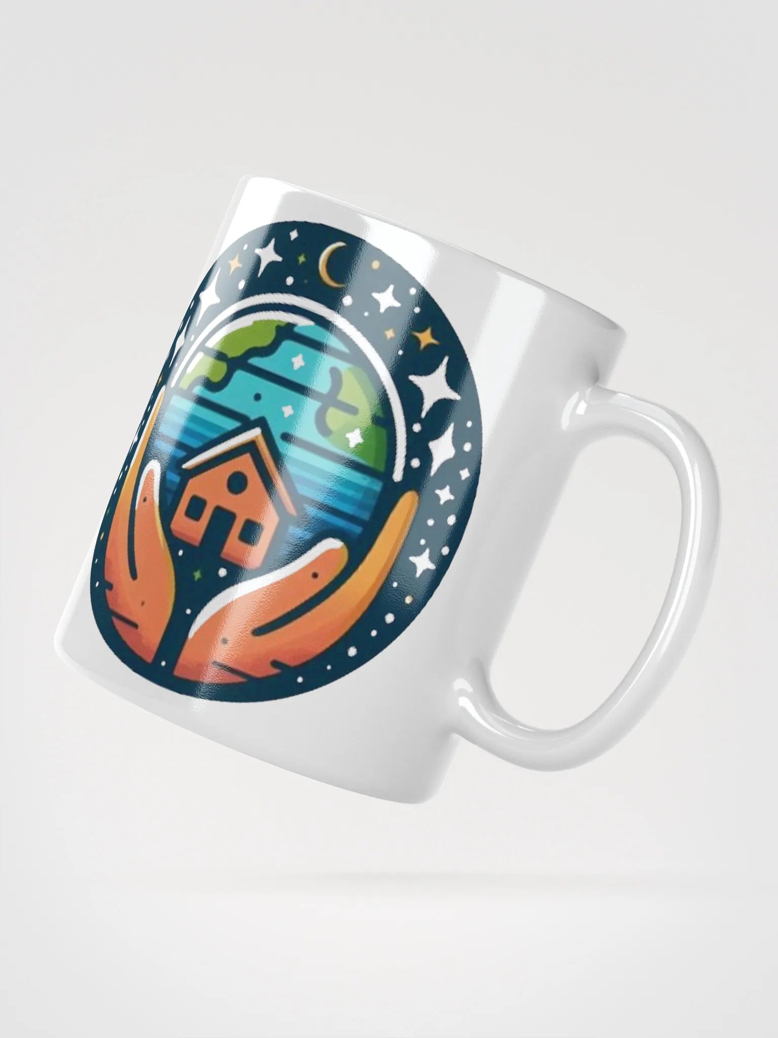 Cosmic Globe Hands Mug product image (6)