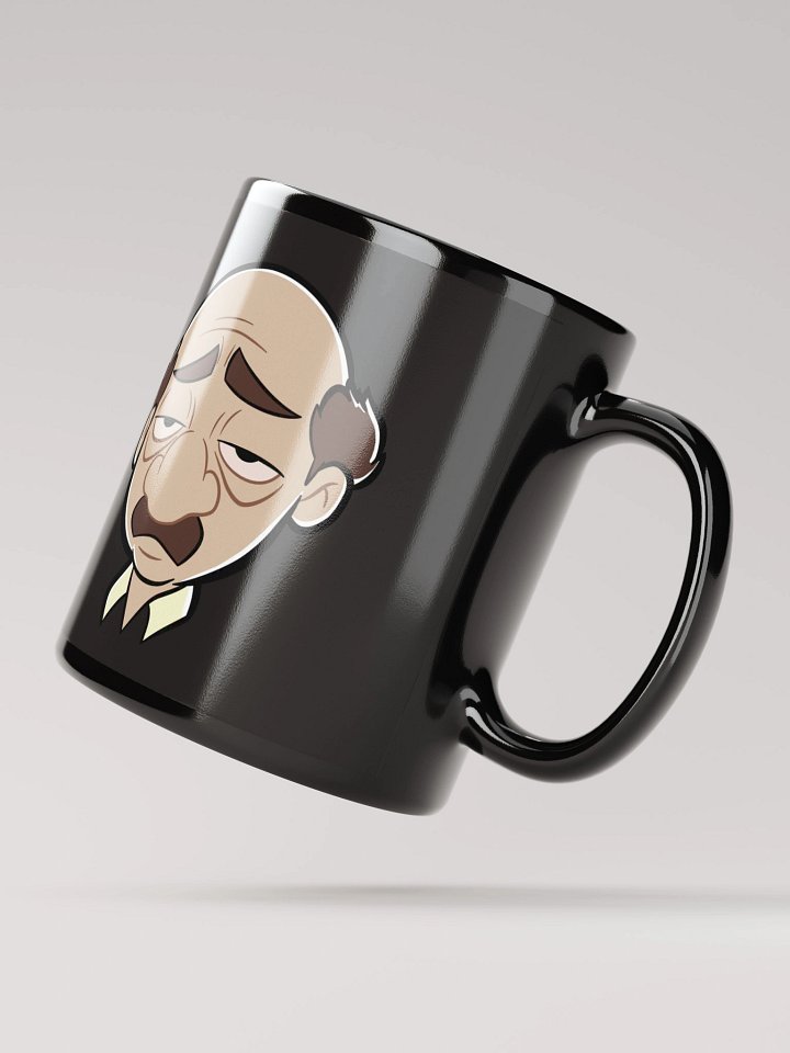 ☕️ Harut Face Mug – Black Ceramic product image (2)