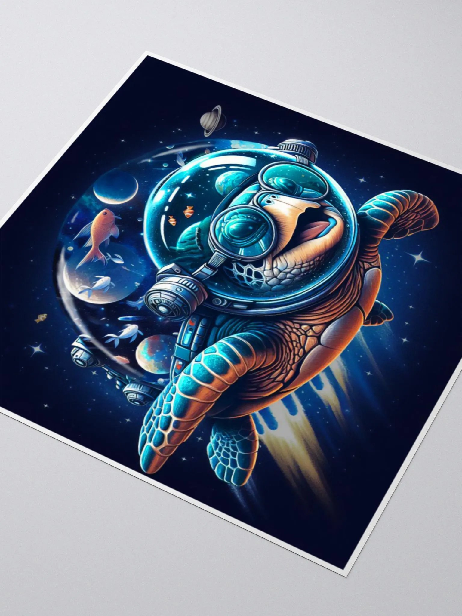 RamJet's Groovy Space Turtle Sticker product image (6)