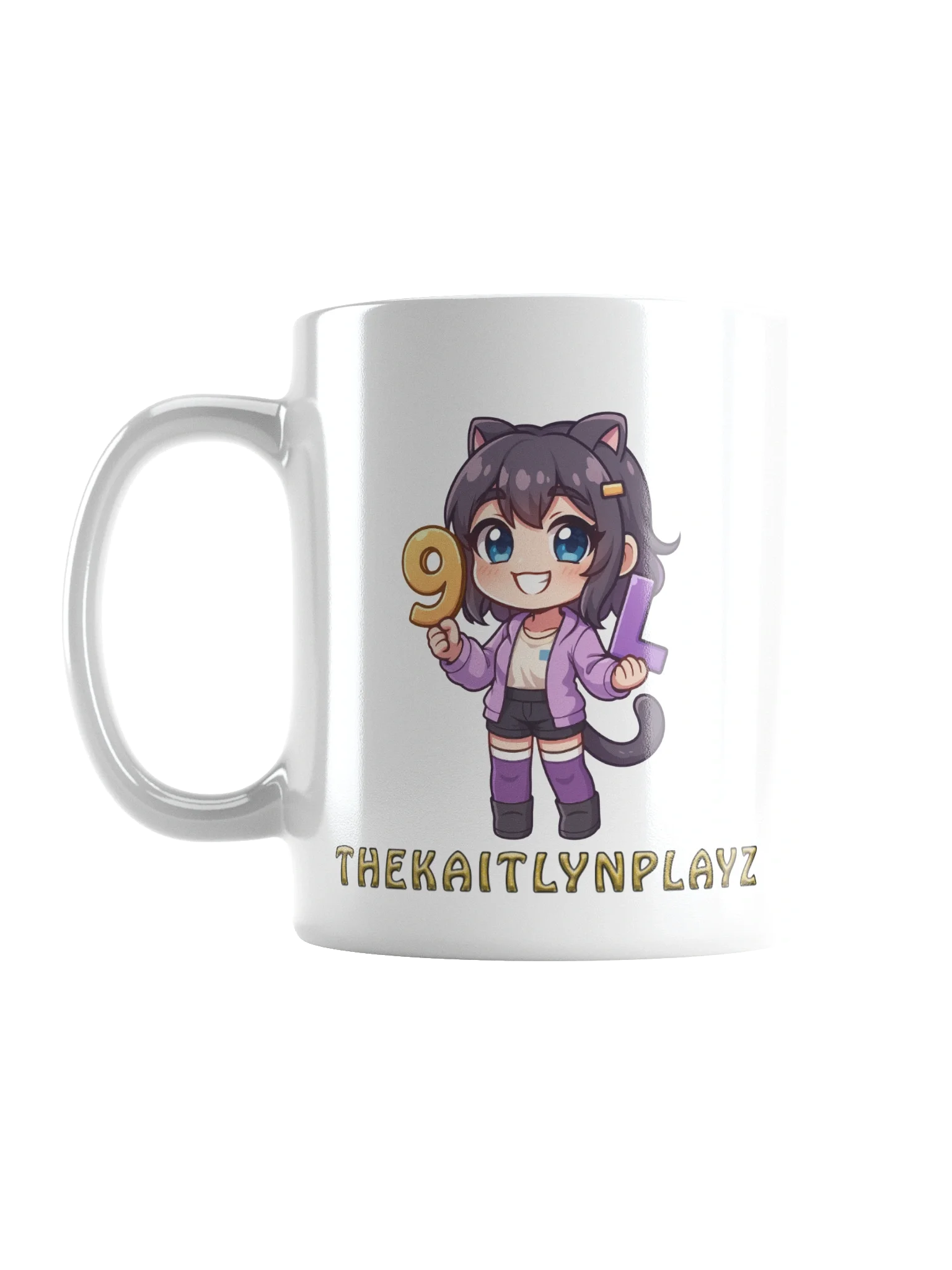 9LS4 TheKaitlynPlayz White Glossy Mug product image (1)
