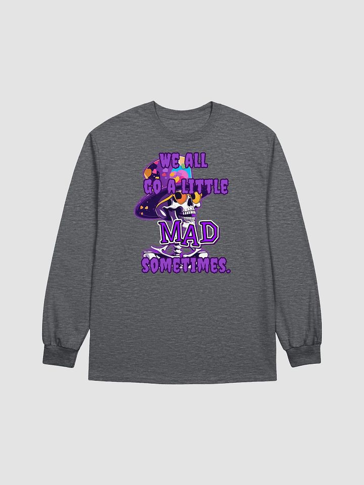 Mad Skeleton Top Hat Long Sleeve Tee product image (10)