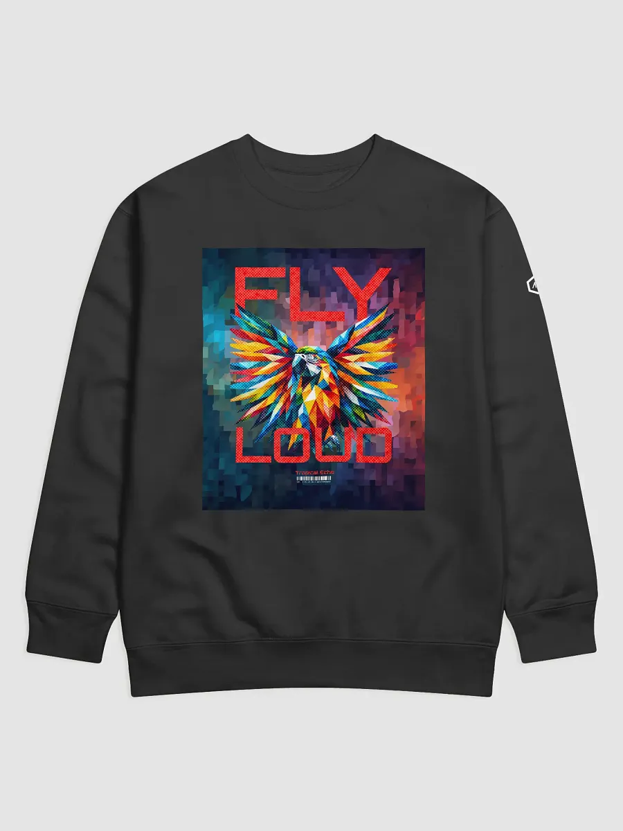 Tropical Echo – Riso Parrot Vibes Sweatshirt product image (1)