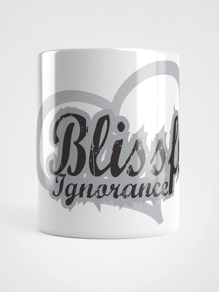 Blissful Ignorance - GREY | White Glossy Mug product image (1)