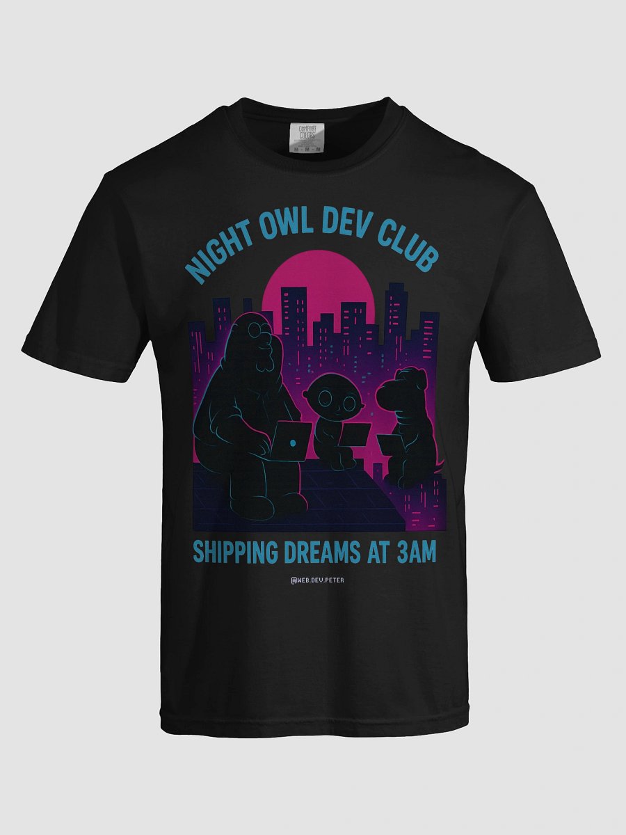 Night Owl Dev Club Tee product image (5)